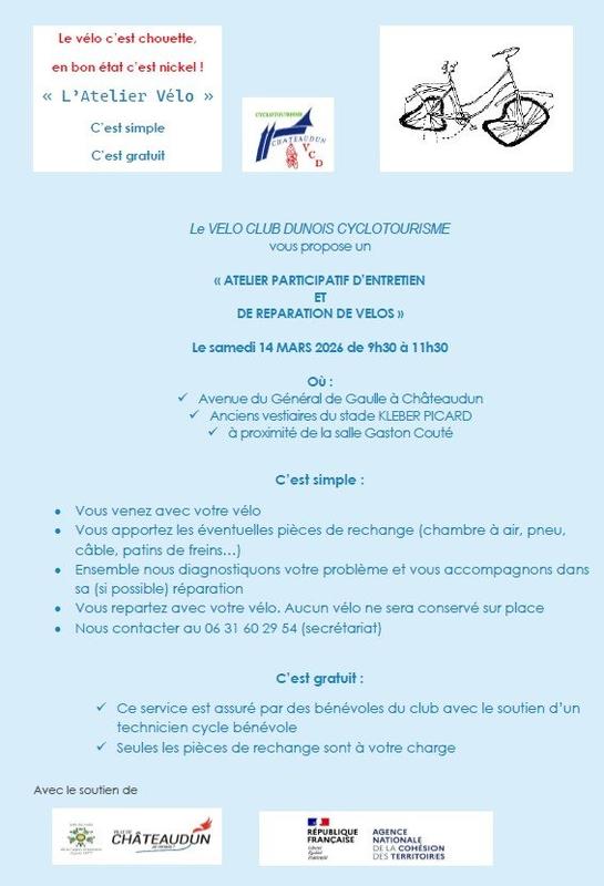 Atelier participatif d'entretien et de réparation de vélos