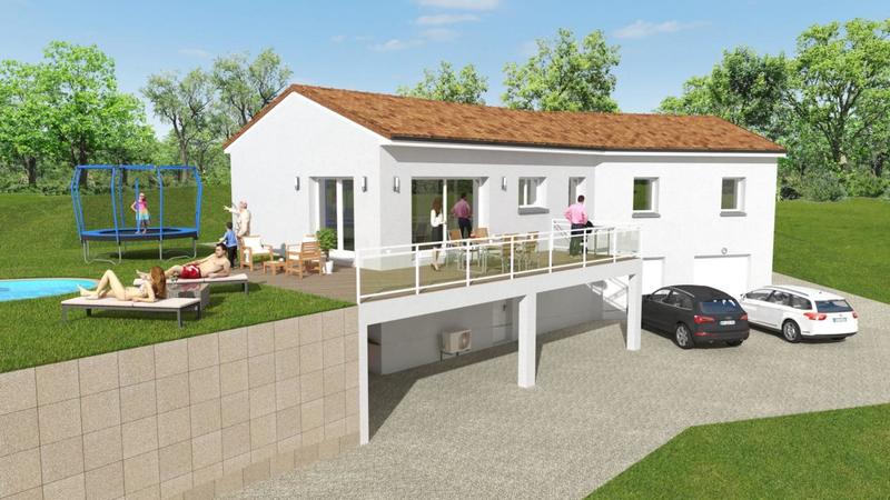 Maison - 90 m² - 4 pièces