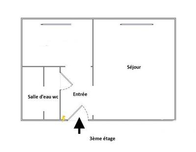 Studio - 23 m² - 2 pièces