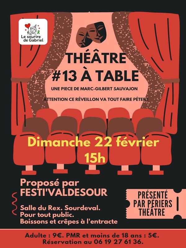 Théâtre "13 à table"