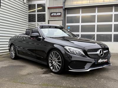Mercedes Classe c Cabriolet 220d 9g-Tronic 170cv Amg-Line *Suivi à l'appui Mercedes* Caméra*Ja19"Cuir, très belles options