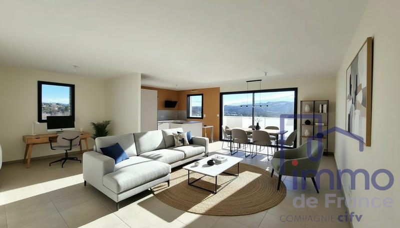 Appartement - 90 m² - 4 pièces