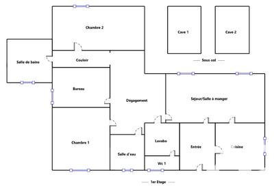 Appartement - 116 m² - 4 pièces