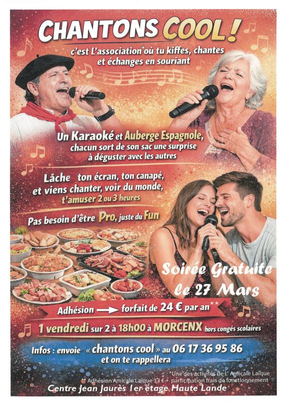 Soirée karaoké et Auberge Espagnole