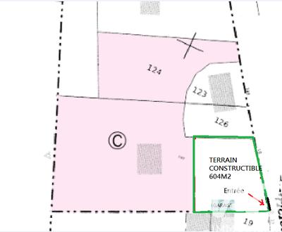 Terrain - 604 m²