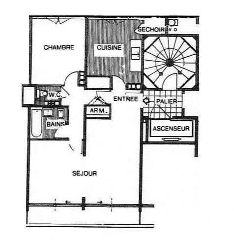 Appartement - 53 m² - 2 pièces