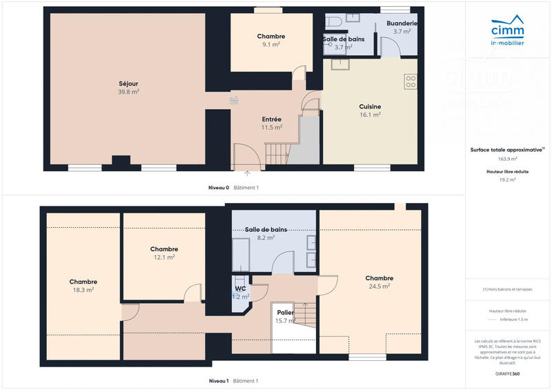 Maison - 125 m² - 5 pièces