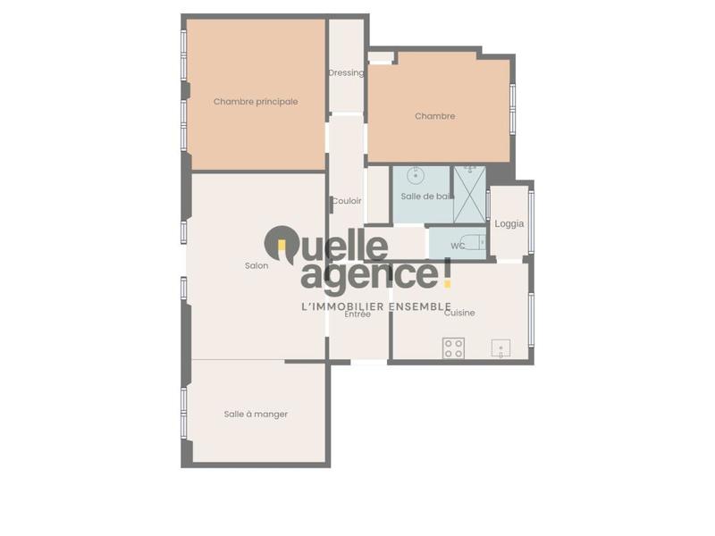 Appartement - 84 m² - 4 pièces