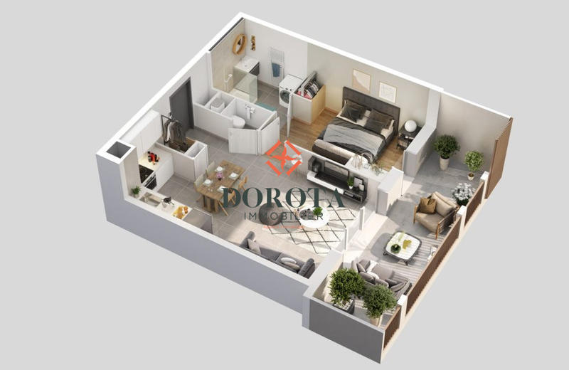 Appartement - 42 m² - 2 pièces