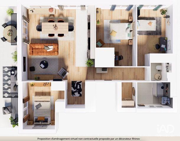 Appartement - 89 m² - 4 pièces