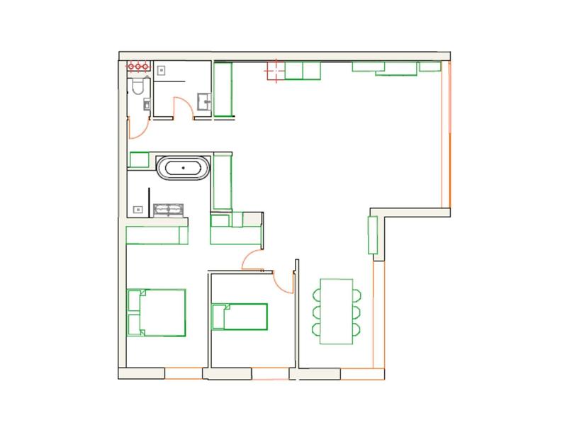 Appartement - 94 m² - 4 pièces