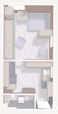 Appartement - 25 m² - 2 pièces