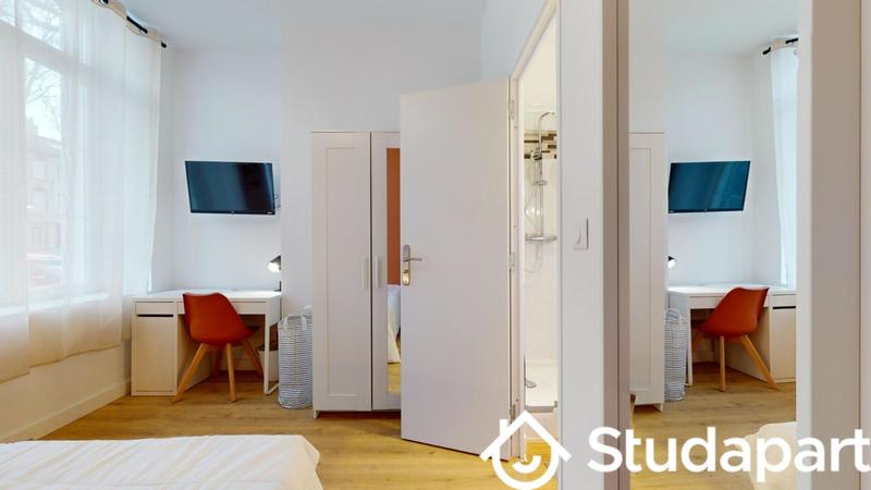 Chambre - 13 m² - 1 pièce