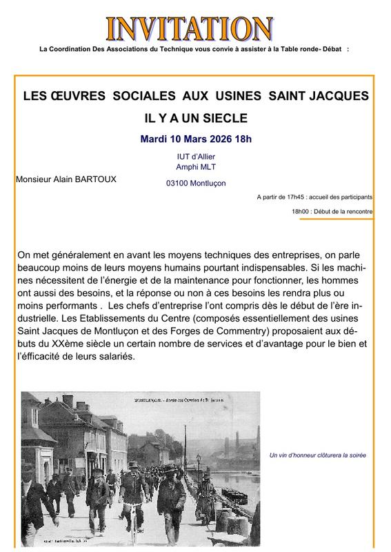 Les Oeuvres Sociales aux Usines Saint Jacques il y a un Siecle