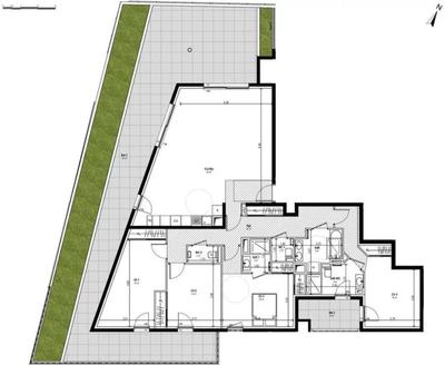 Appartement - 140 m² - 5 pièces