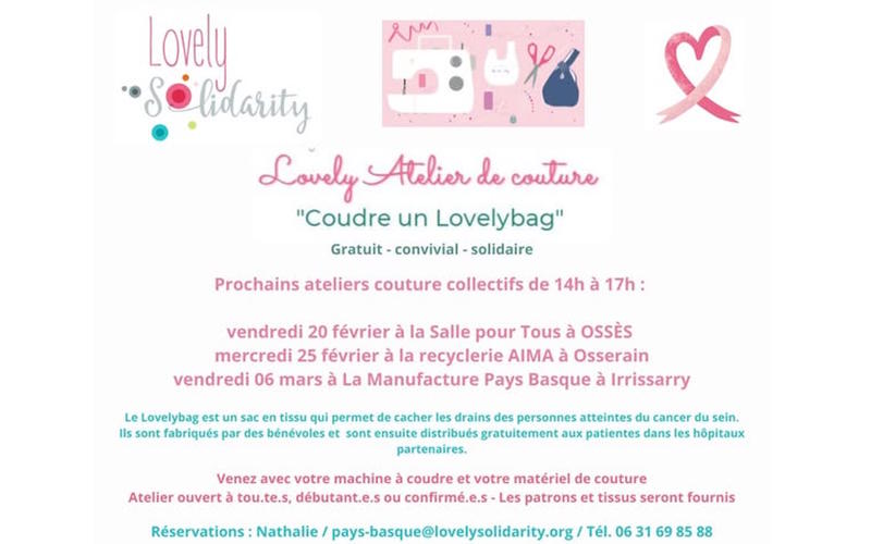 Ateliers Manufacture Pays Basque - Atelier solidaire "Lovely bag"