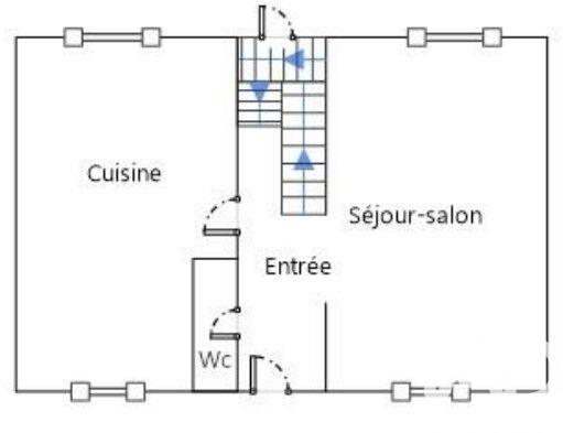 Maison de ville - 180 m² - 8 pièces