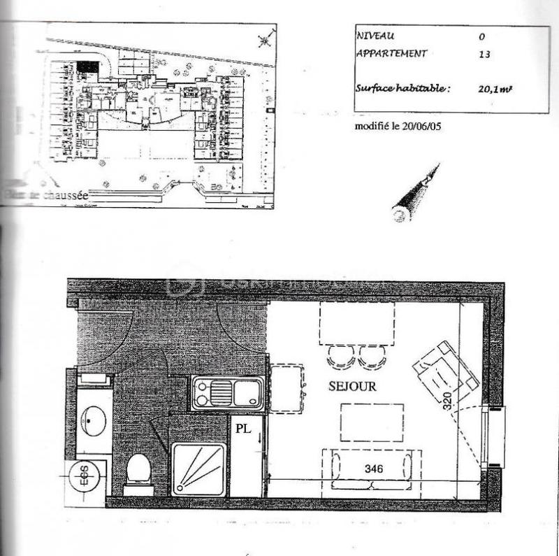 Studio - 20 m² - 1 pièce