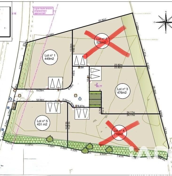 Terrain - 476 m²