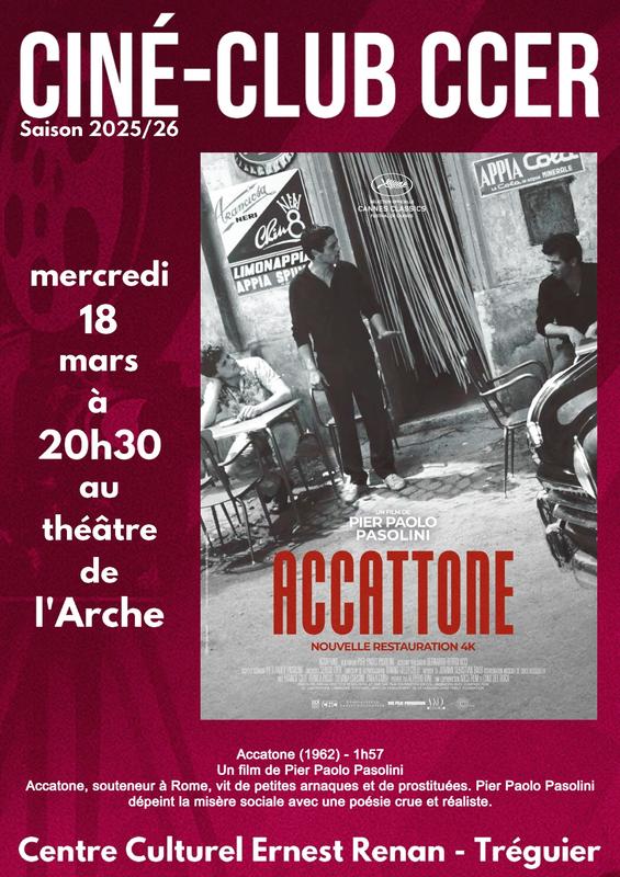 Ciné-Club Ccer Tréguier - Accattone
