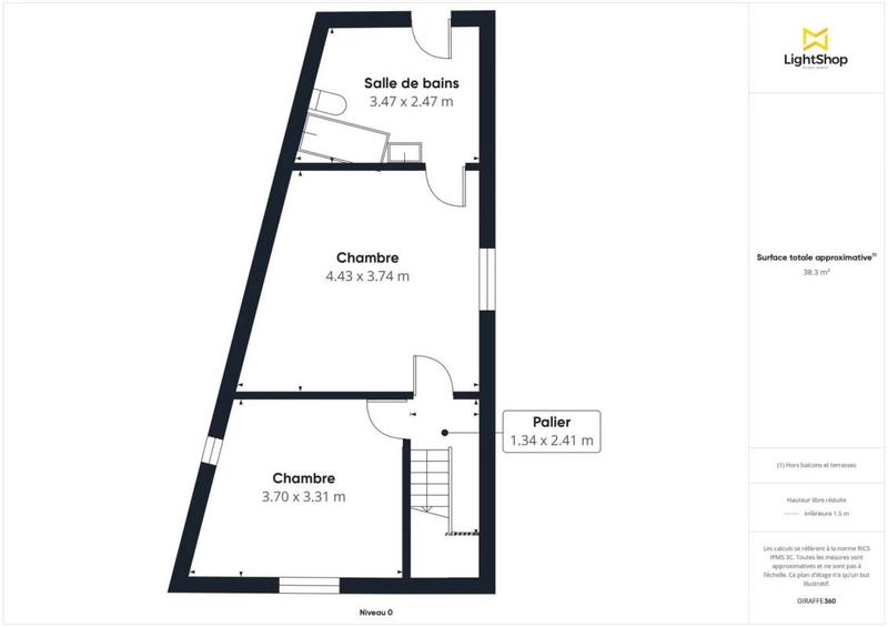 Maison - 73 m² - 3 pièces
