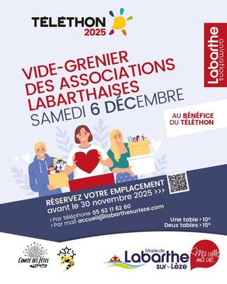 Vide grenier du téléthon