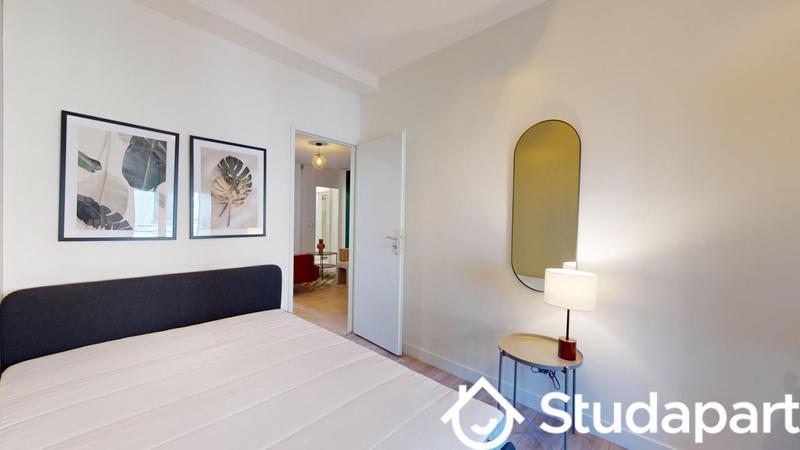 Chambre - 9 m² - 1 pièce