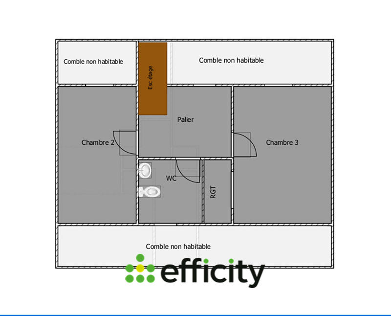 Maison - 90 m² - 5 pièces