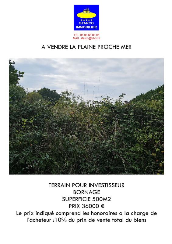 Terrain - 500 m²