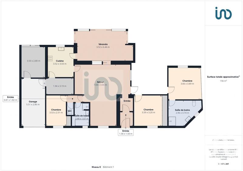 Maison - 116 m² - 4 pièces