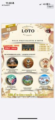 Loto de l’Épiphanie – Fc Baal