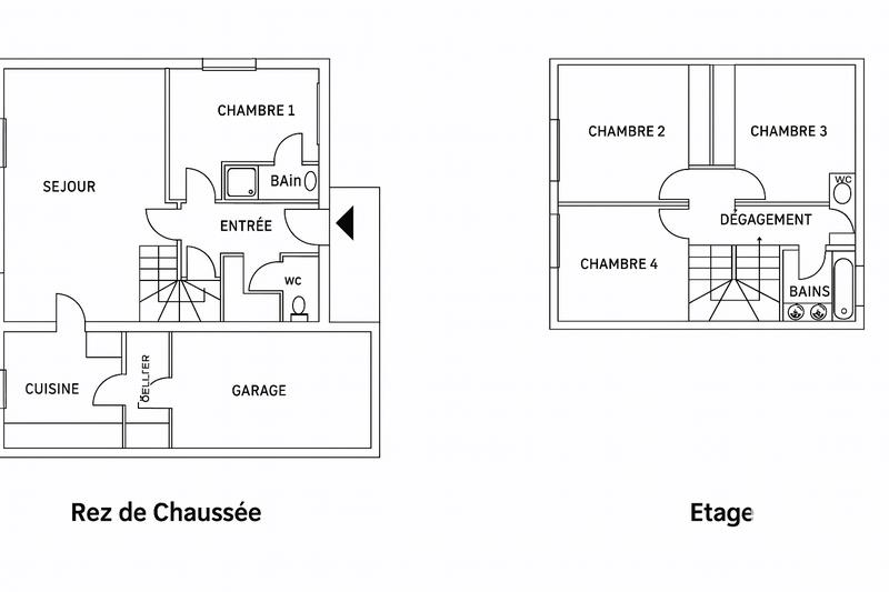 Maison - 103 m² - 5 pièces