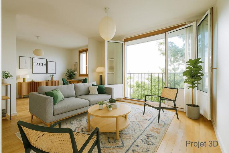 Appartement - 62 m² - 3 pièces