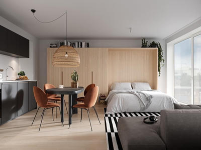 Studio - 26 m² - 1 pièce