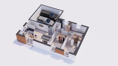 Maison - 71 m² - 5 pièces