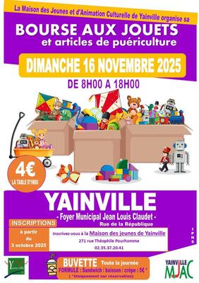 Bourse aux jouets et puericulture