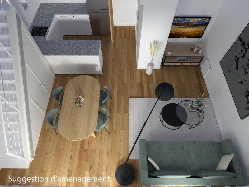 Appartement - 48 m² - 2 pièces