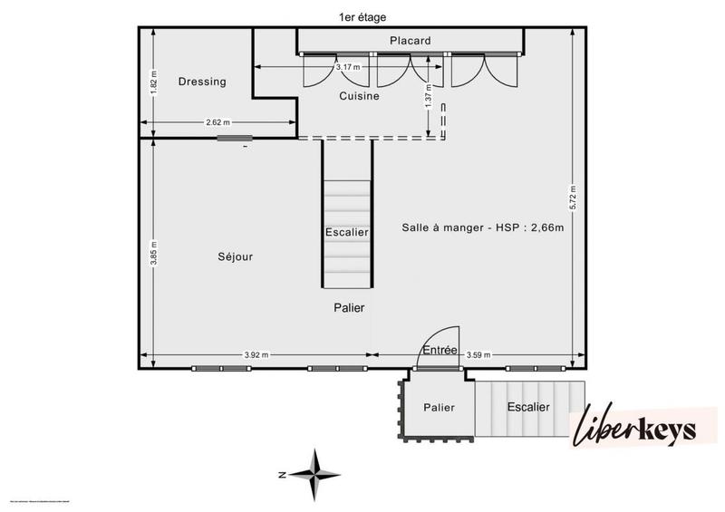 Duplex - 73 m² - 4 pièces
