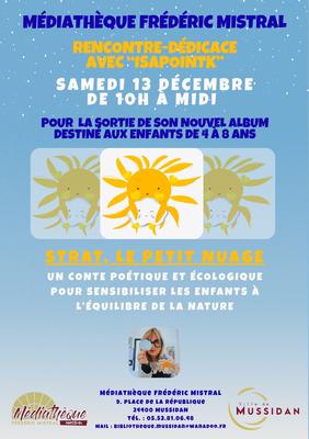 Rencontre dédicace autour du conte « Strat, le petit nuage »