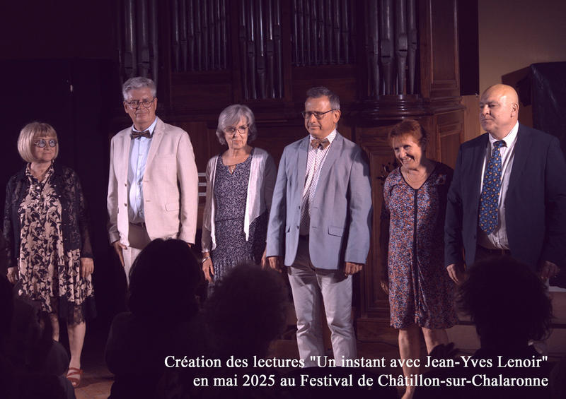 "Un instant avec ..." poèmes et textes de Jean-Yves Lenoir