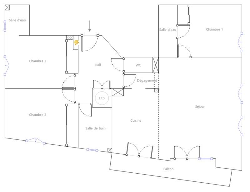Appartement - 94 m² - 4 pièces