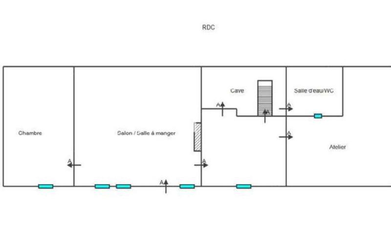 Maison - 93 m² - 3 pièces