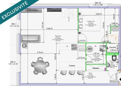 Maison - 108 m² - 5 pièces