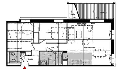 Appartement - 68 m² - 3 pièces