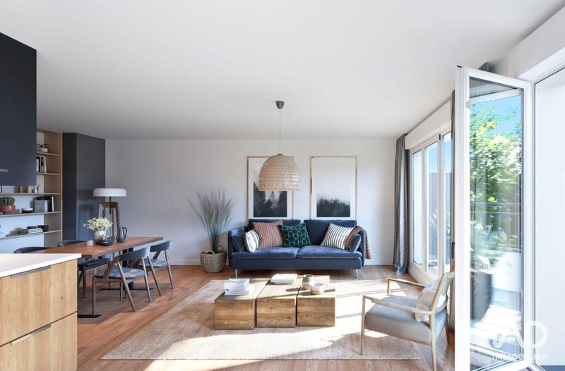 Appartement - 45 m² - 2 pièces