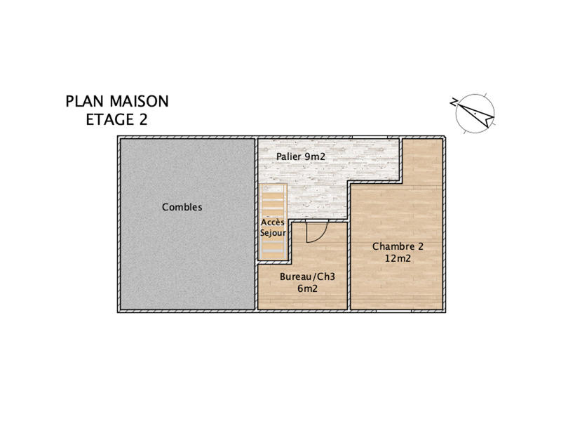 Maison - 88 m² - 5 pièces