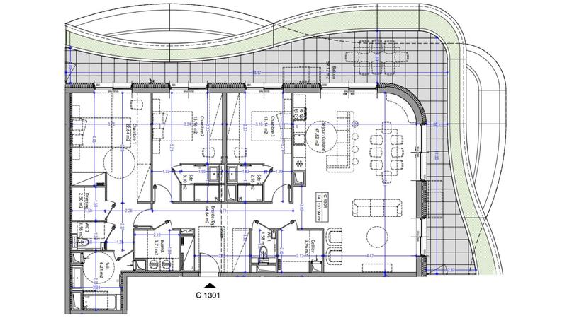 Appartement - 138 m² - 4 pièces