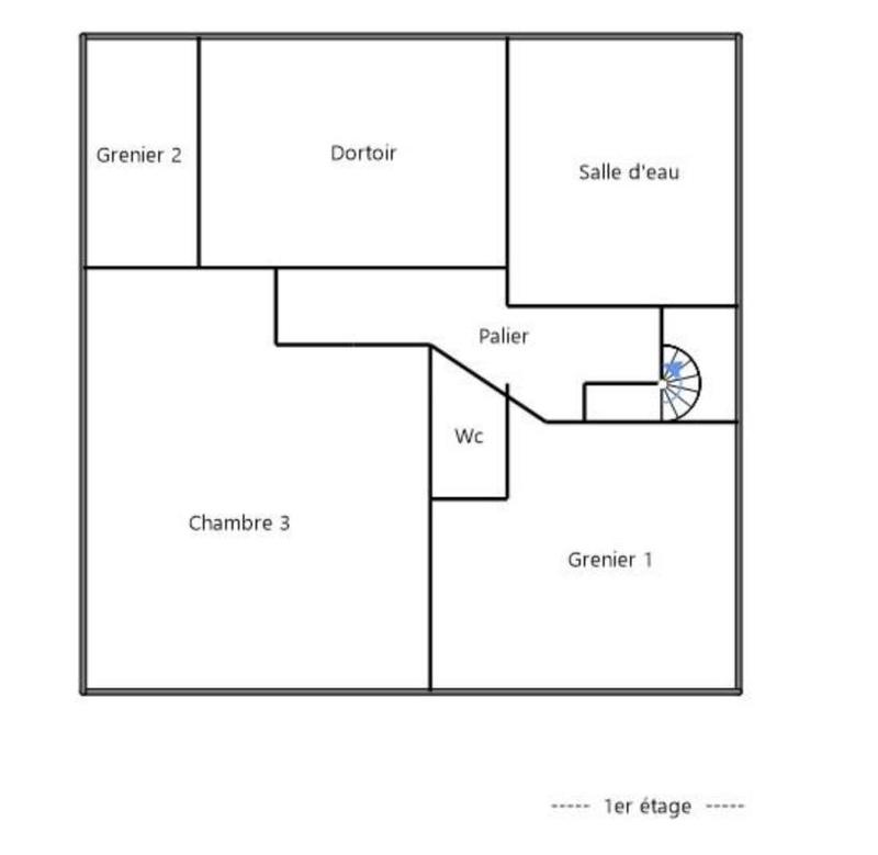 Maison d'architecte - 90 m² - 5 pièces