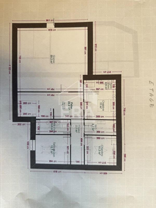 Corps de ferme - 152 m² - 5 pièces