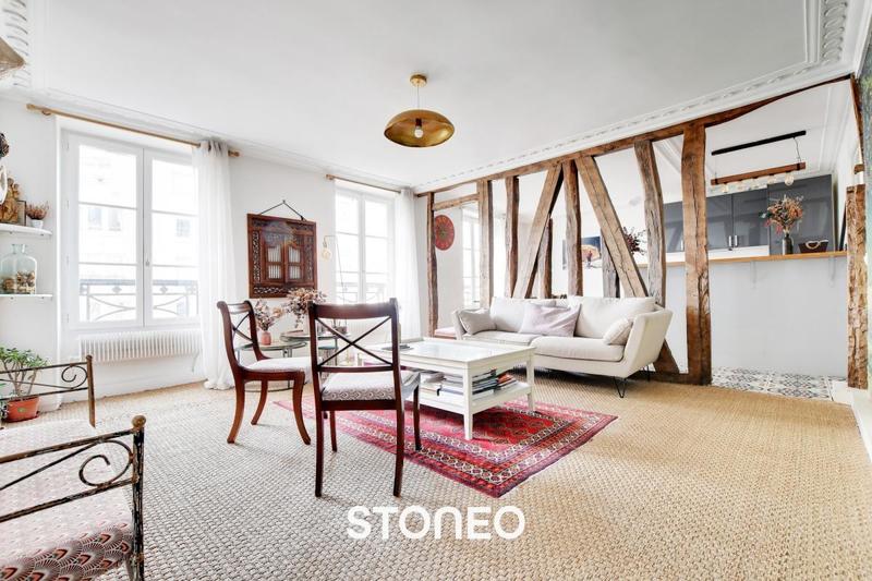 Appartement ancien - 77 m² - 3 pièces